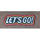 Patch ecusson let's go! 