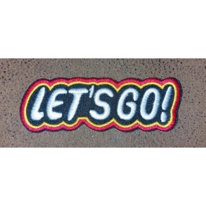 Patch ecusson let's go! 